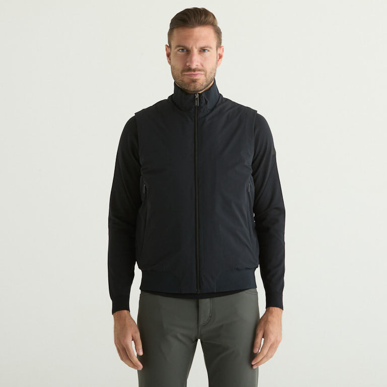 RRD gilet in tessuto tecnico blu