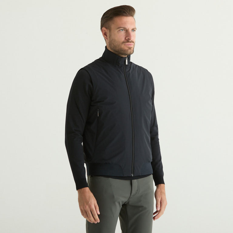 RRD gilet in tessuto tecnico blu