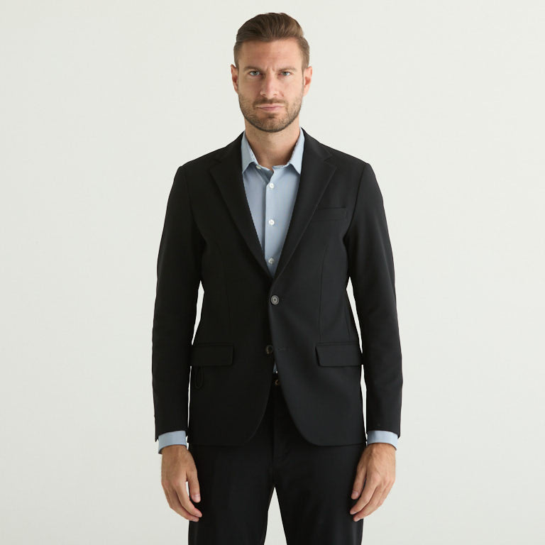 RRD giacca monopetto in tessuto surflex nera