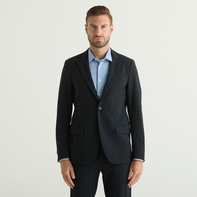 RRD giacca monopetto in tessuto surflex blu