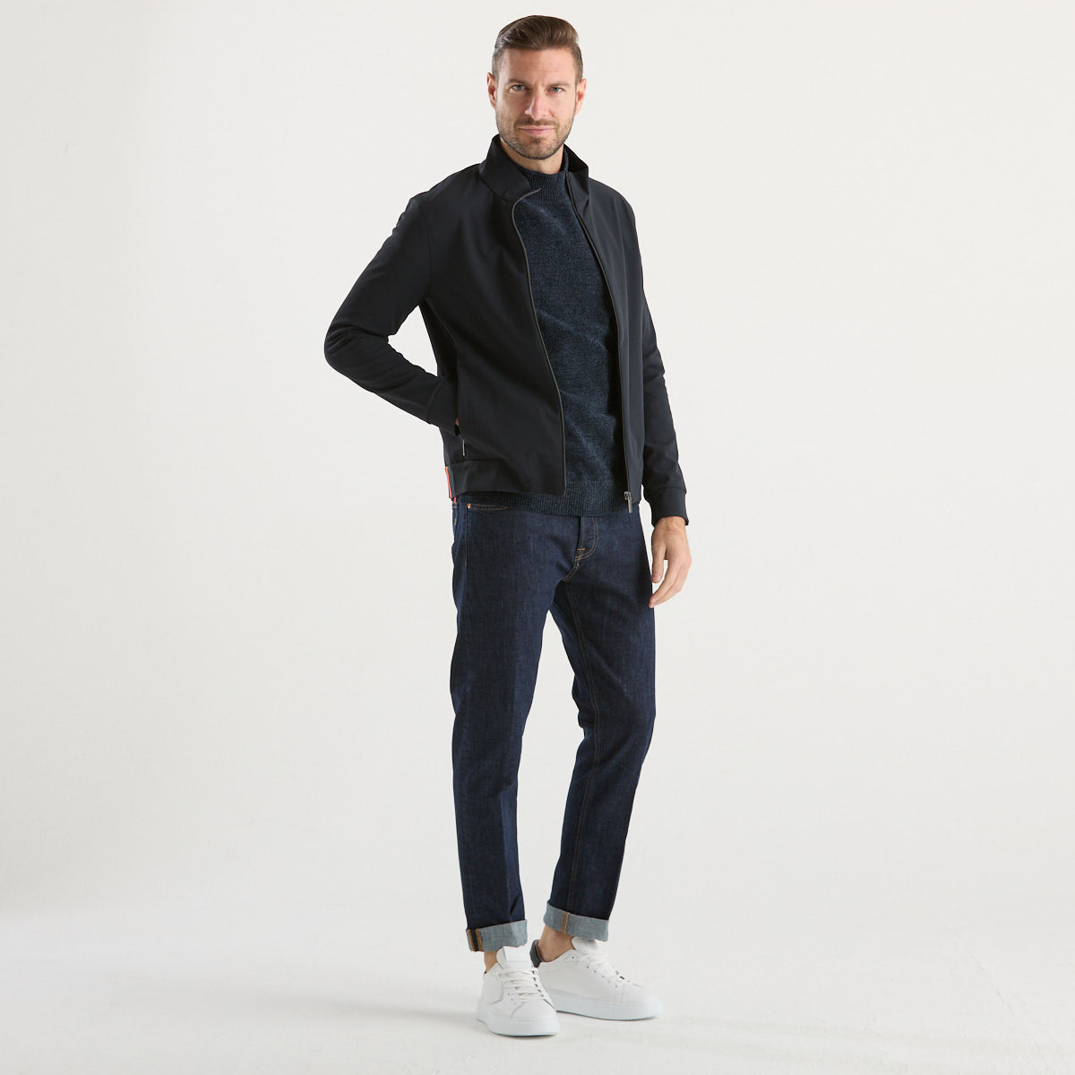 RRD giubbino leggero in tessuto tecnico blu