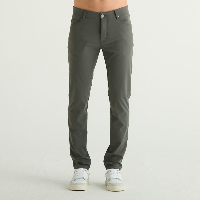 RRD pantalone soft touch in tessuto surflex verde