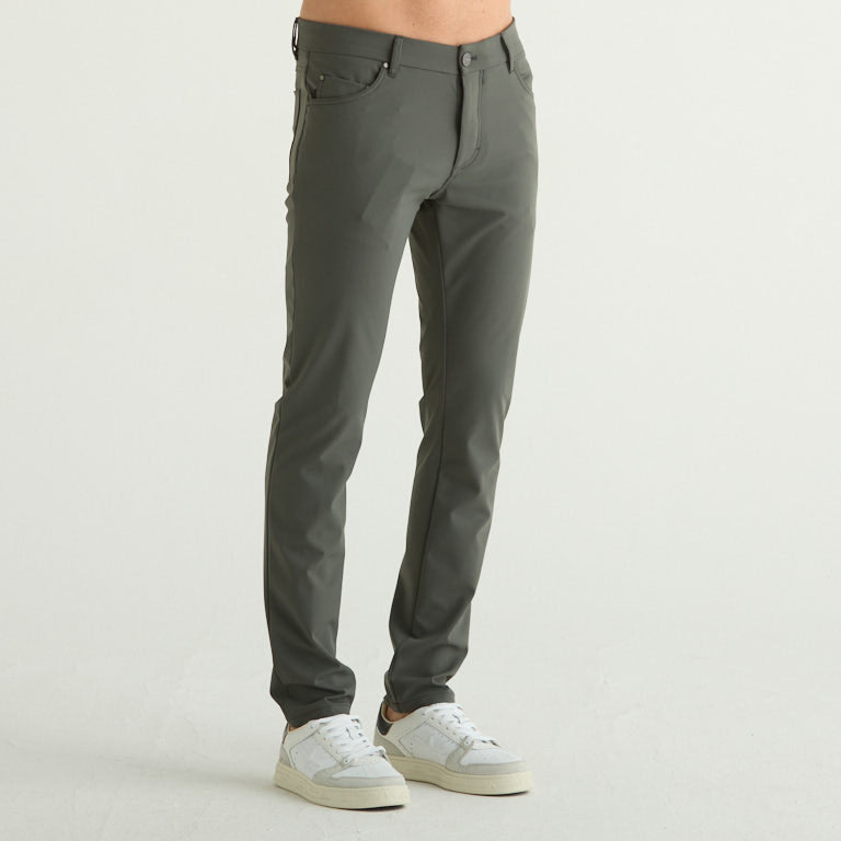 RRD pantalone soft touch in tessuto surflex verde