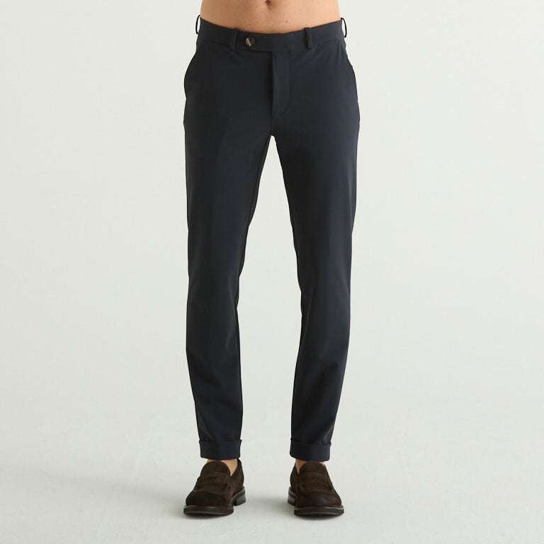 RRD winter micro cino pant in tessuto blu