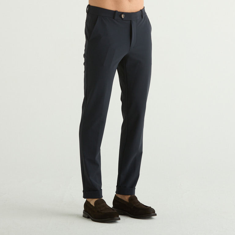RRD winter micro cino pant in tessuto blu