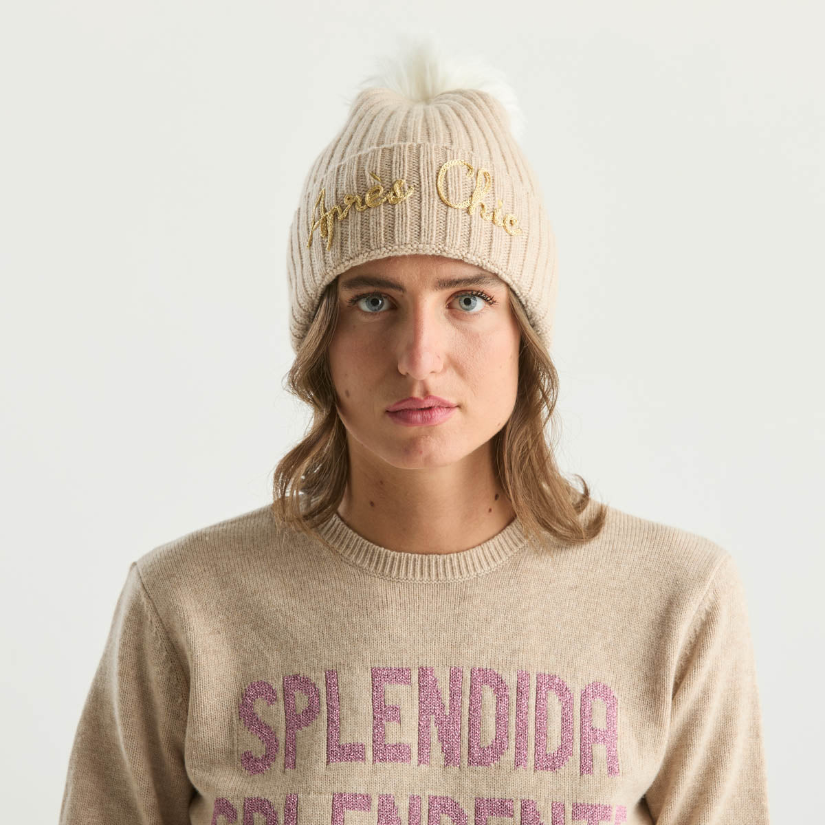 Mc2 Saint Barth berretto apres chic beige