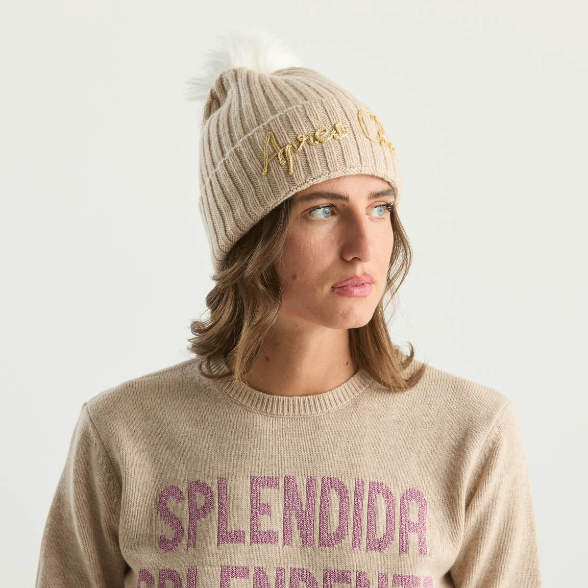 Mc2 Saint Barth berretto apres chic beige