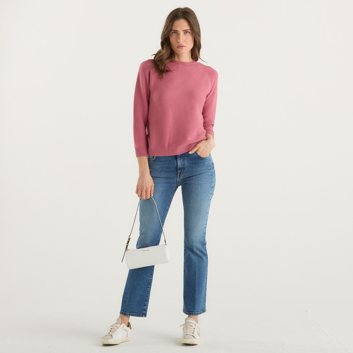 MaxMara maglia cotone rosa antico