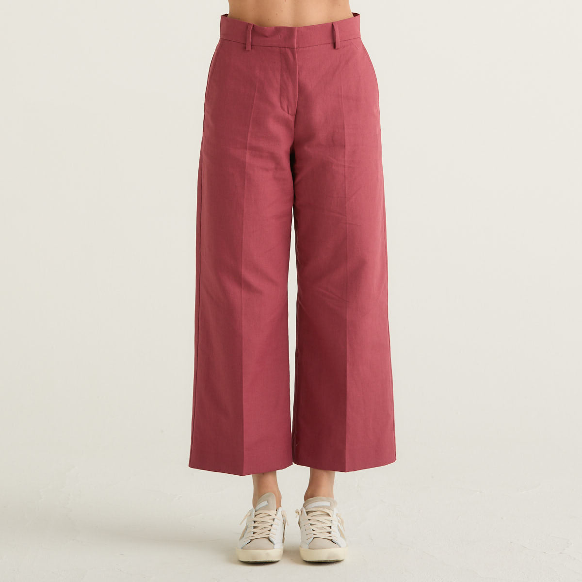 MaxMara pantalone cropped ciliegia