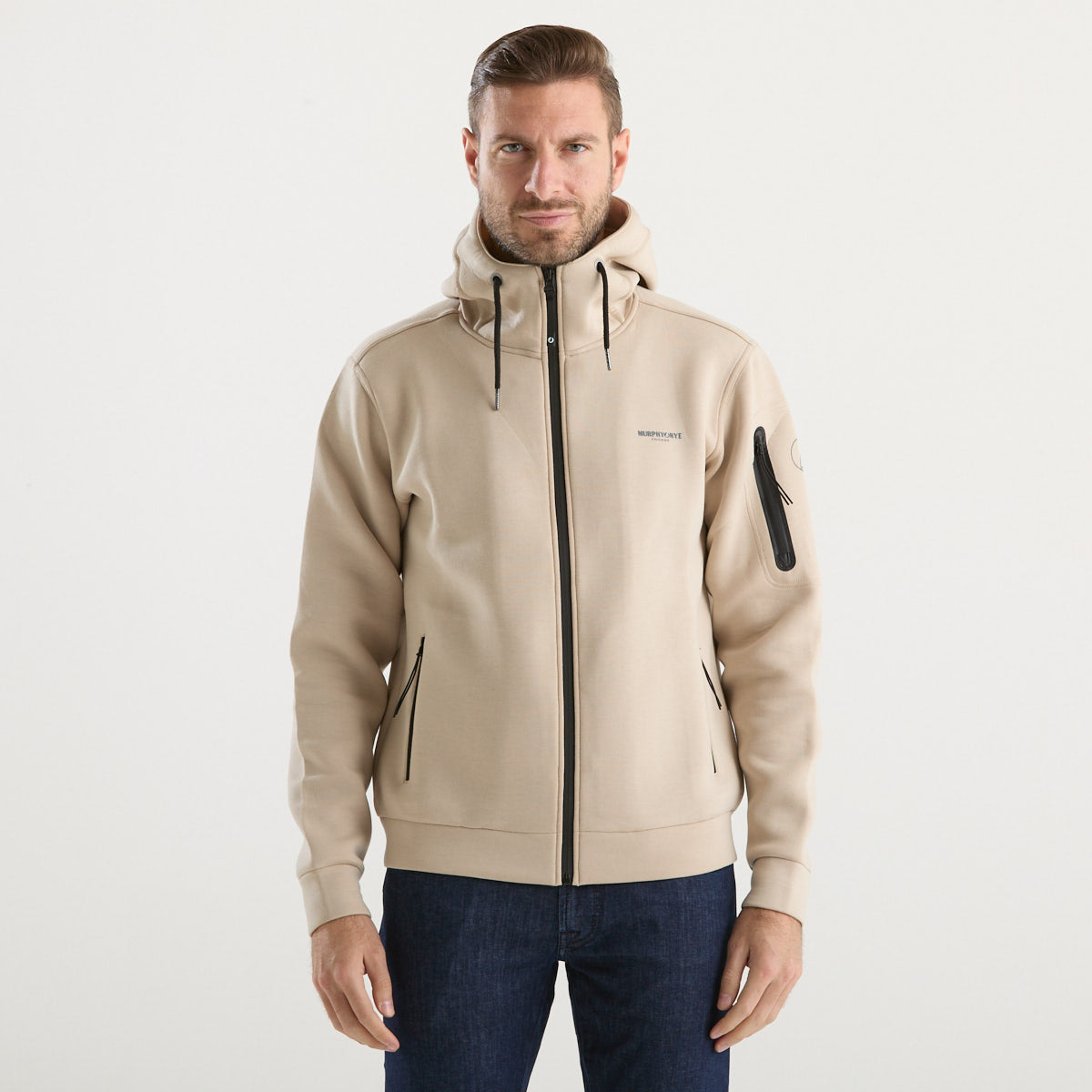 Murphy&Nye felpa con cappuccio beige