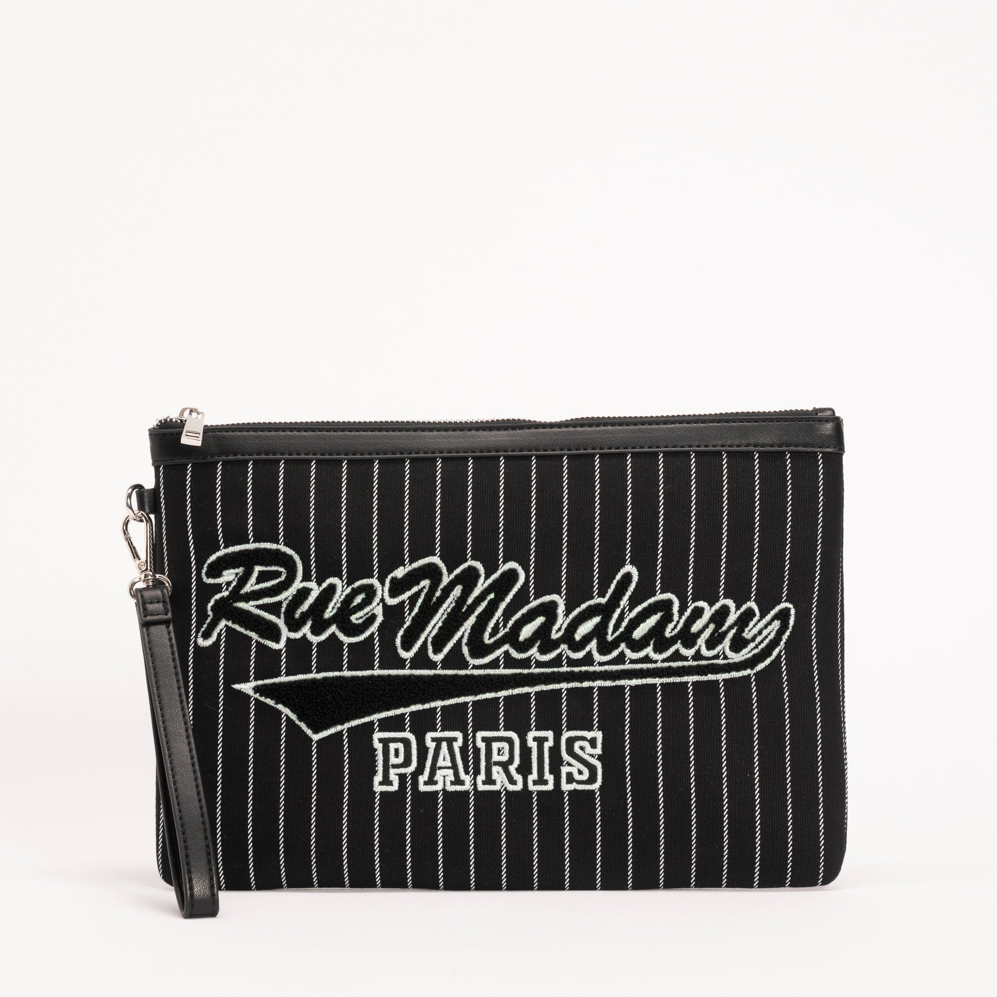Rue Madam pochette yankee tessuto nero