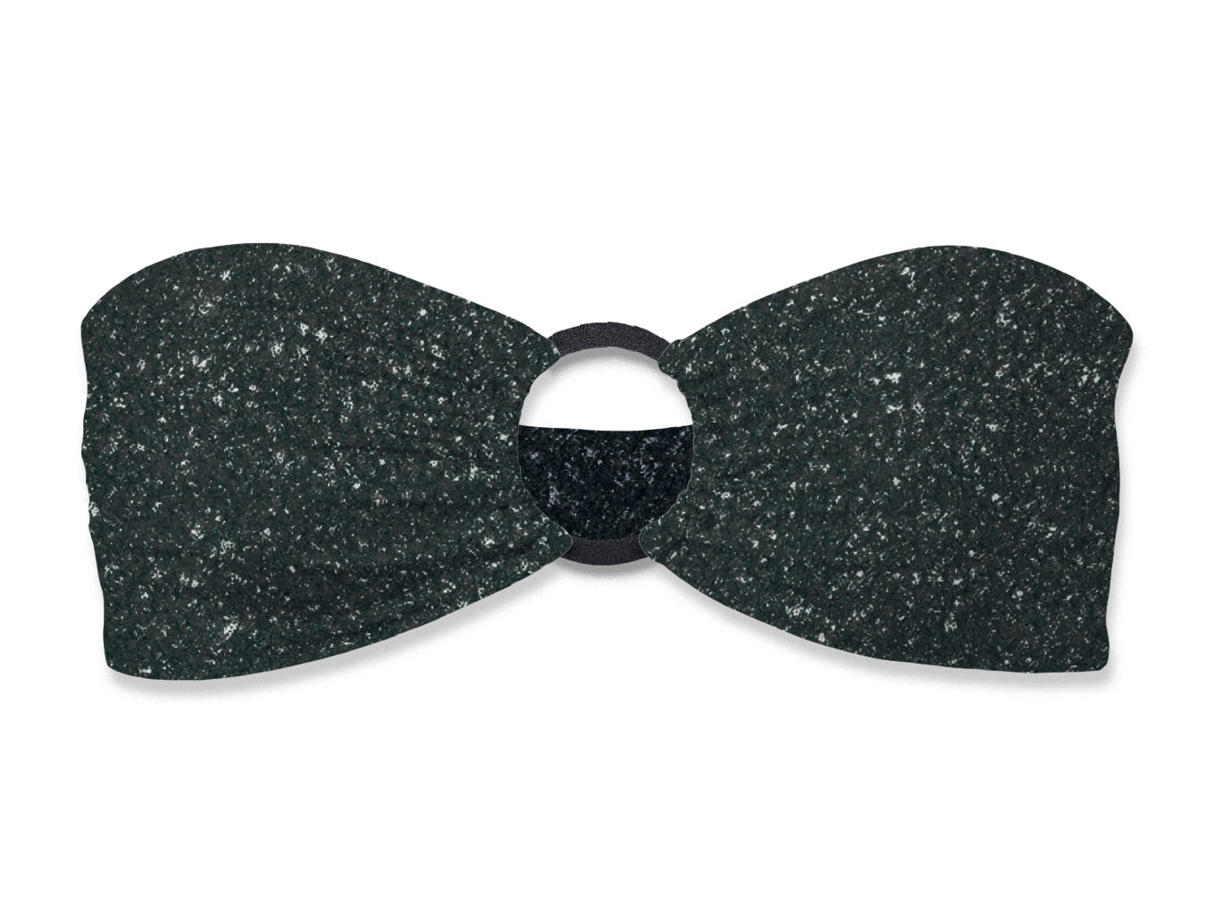 Mc2 Saint Barth fascia yulia crinkle lurex nero