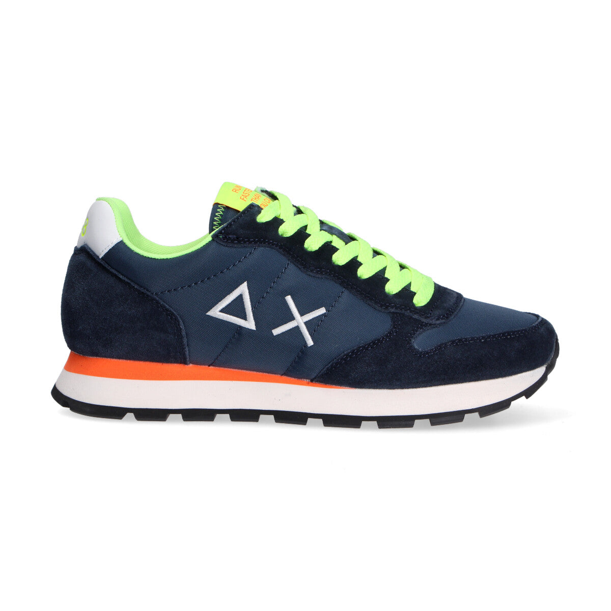Sun68 sneaker Tom Fluo blu gialla arancio