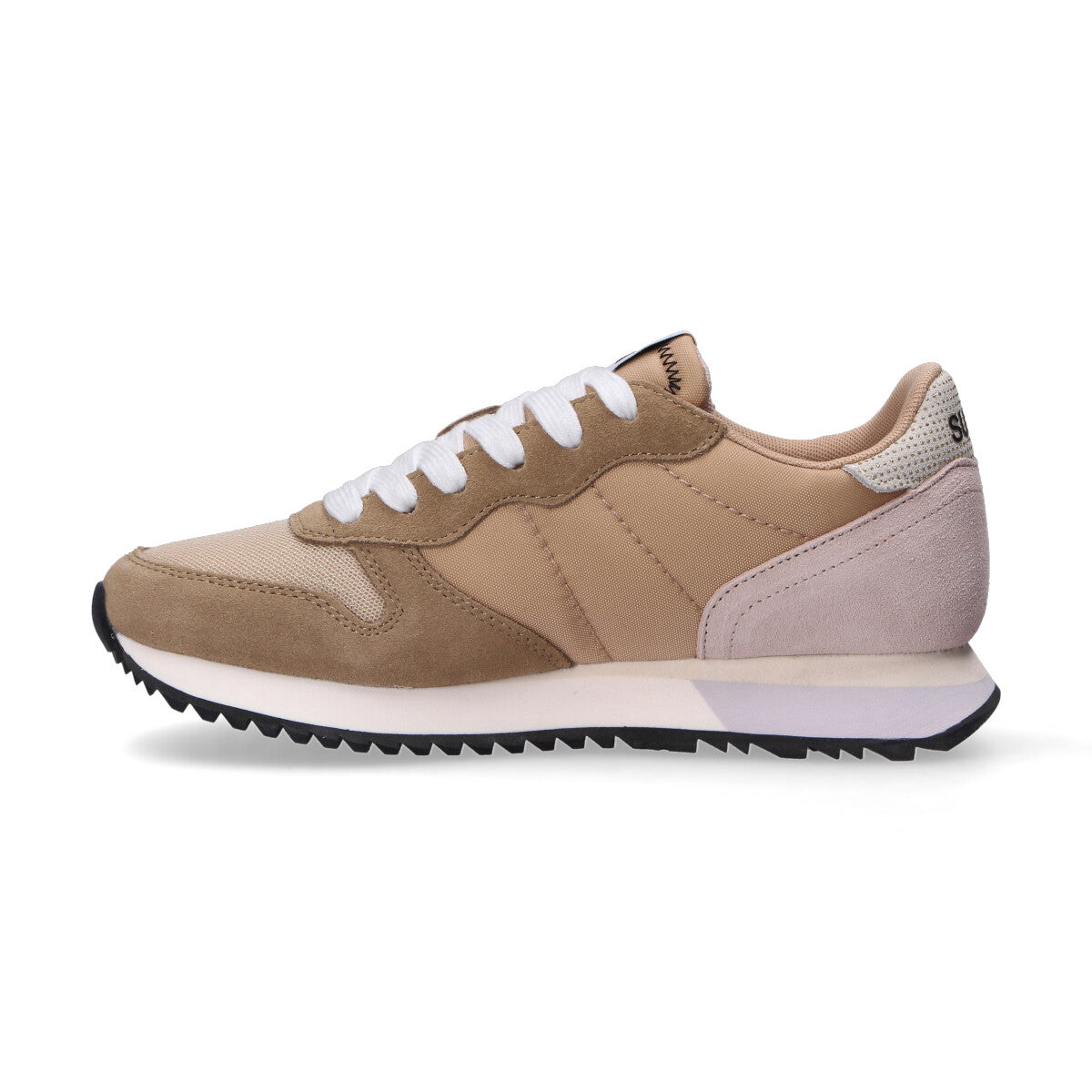 Sun68 sneaker Stargirl Glitter logo beige