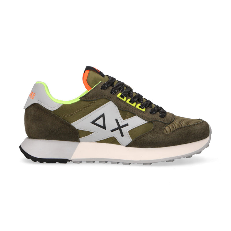 Sun68 sneaker Jaki 2.0 Fluo nylon verde militare