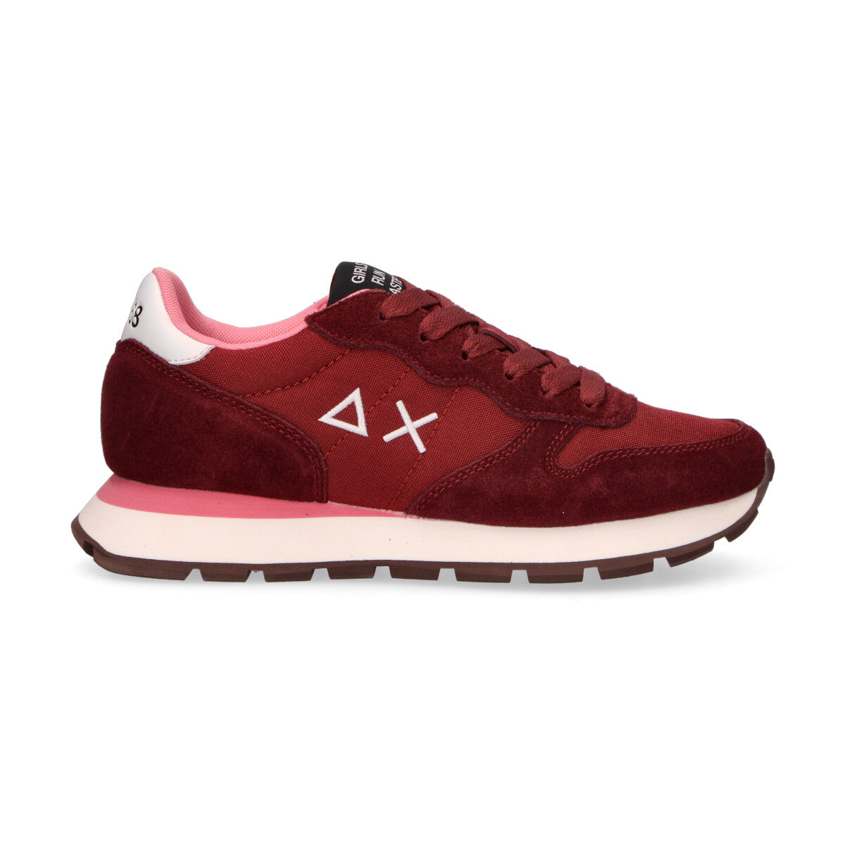 Sun68 sneaker Ally Solid camoscio bordeaux