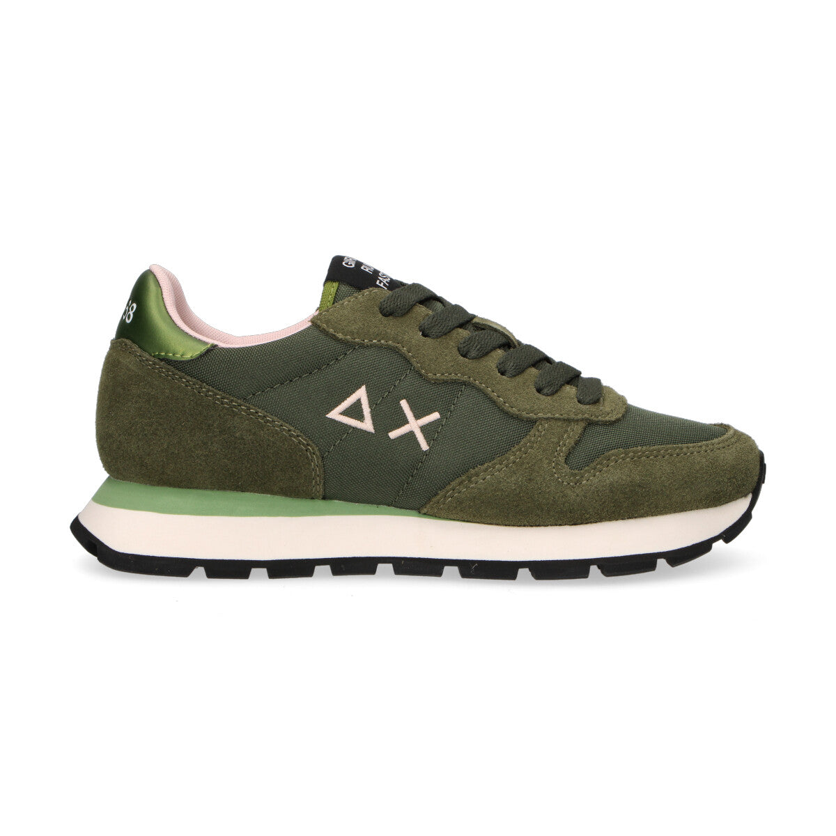 Sun68 sneaker Ally Solid camoscio verde