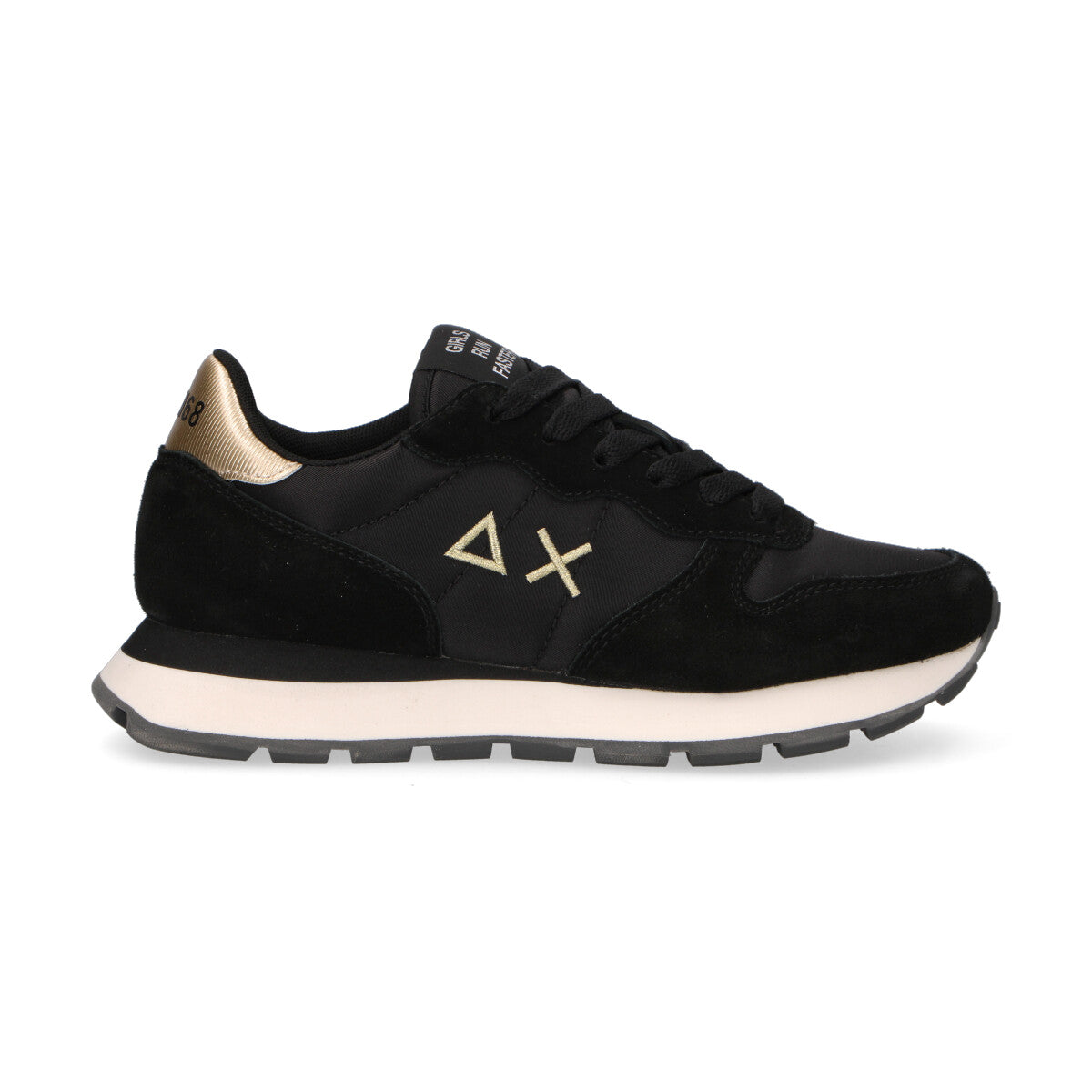 Sun68 sneaker Ally Gold nera