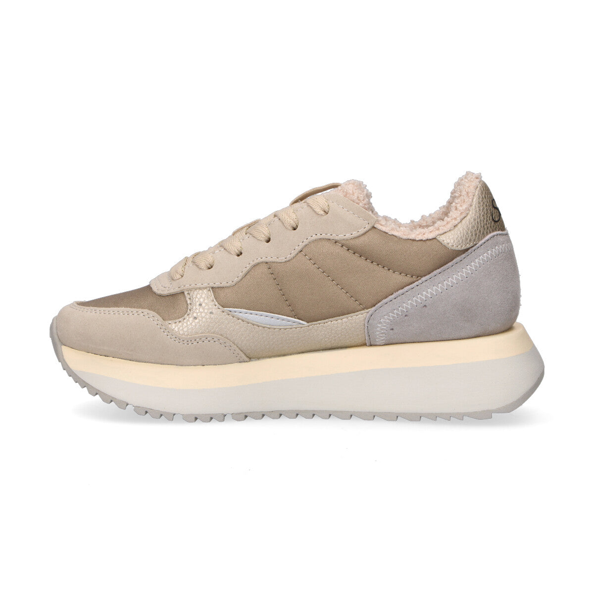 Sun68 sneaker Big Ally Teddy beige