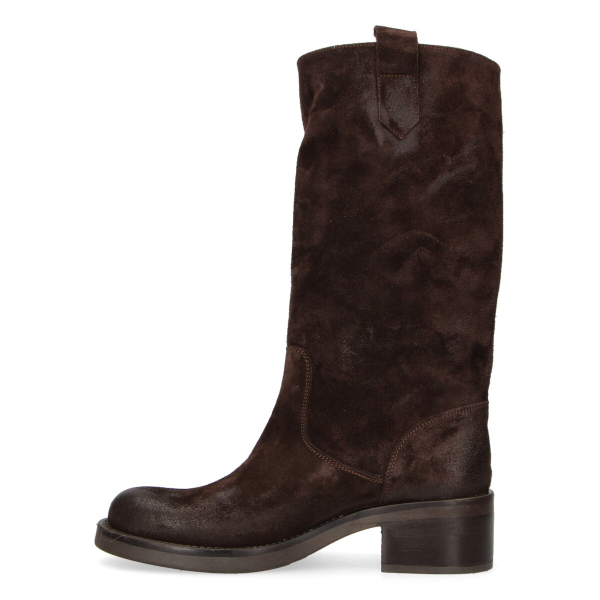 Niche stivale Velour in camoscio testa di moro