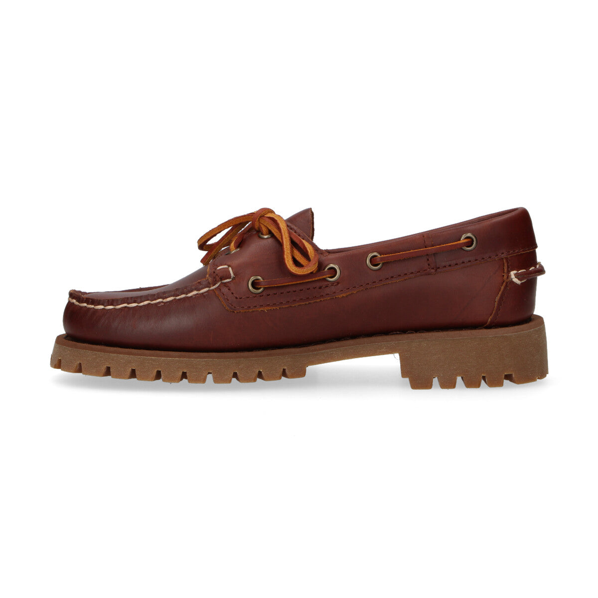 Sebago stringata in pelle cuoio