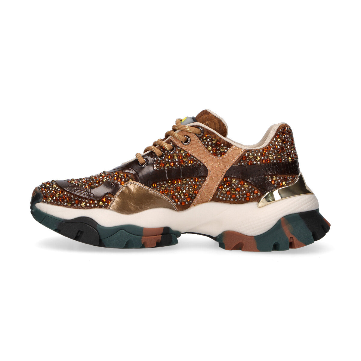 Joia Paris sneaker Jewel in tessuto marrone