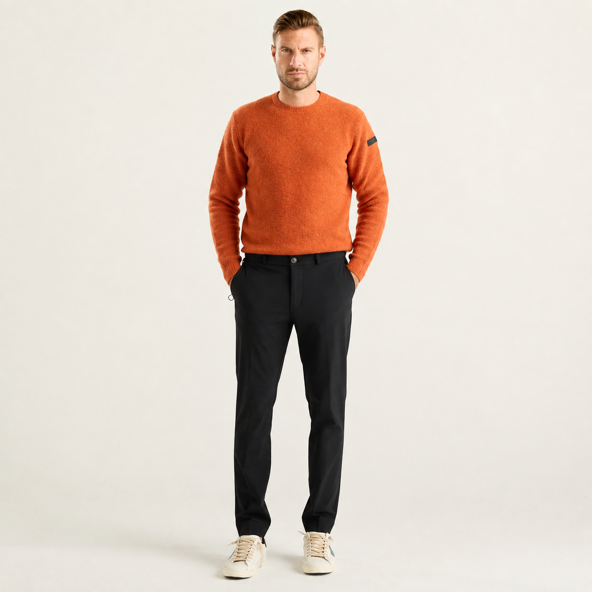 RRD Surflex Winter Chino Jo Pantalone Uomo Nero