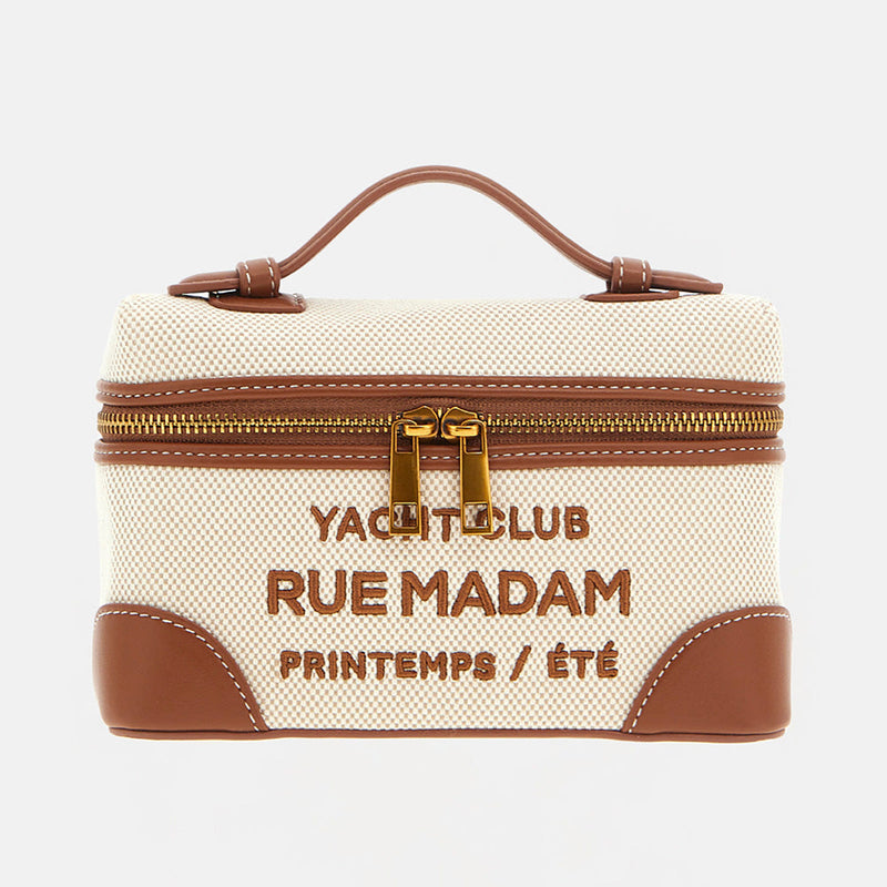 Rue Madame borsa Trousse Riviera cuoio