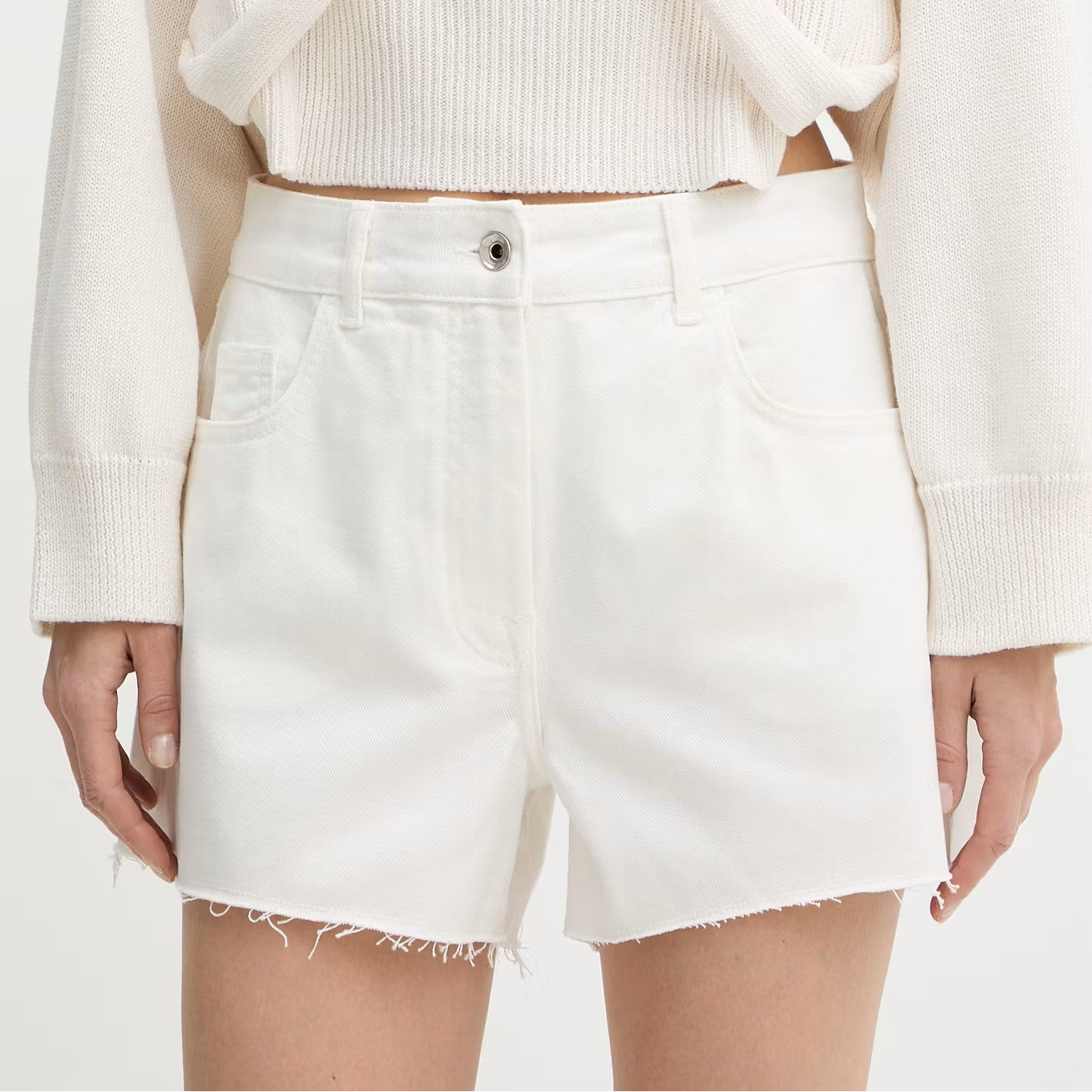 Patrizia Pepe shorts bull regular bianco