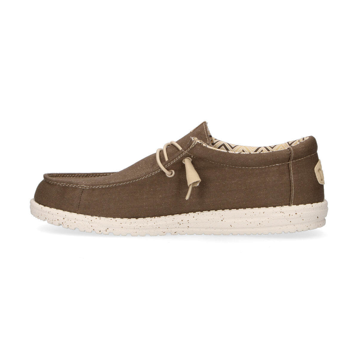 Hey Dude Wally Stretch Canvas teak brown