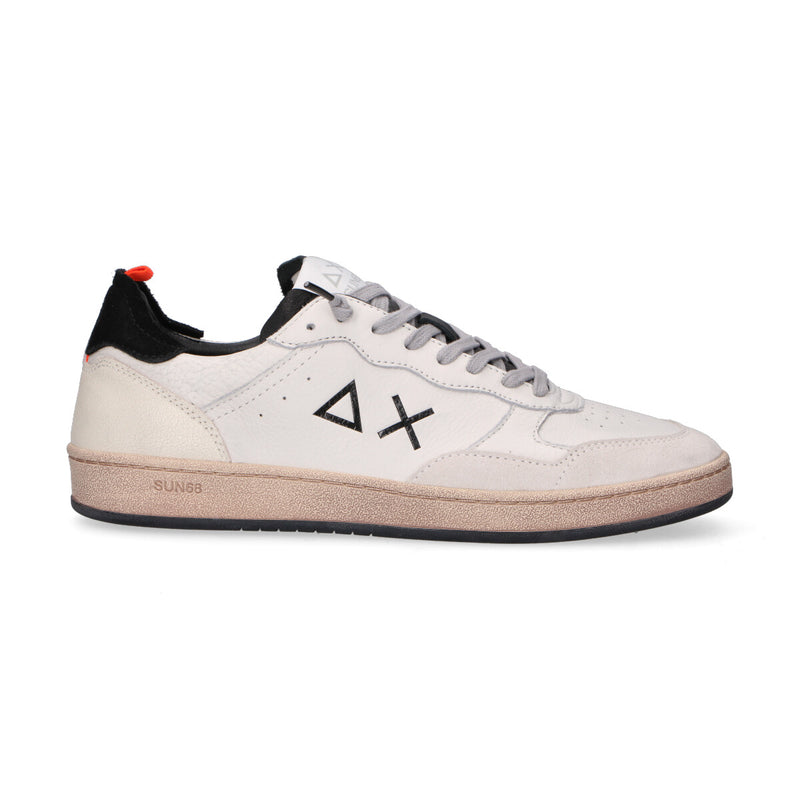 Sun68 sneaker Urban Basket in pelle bianca