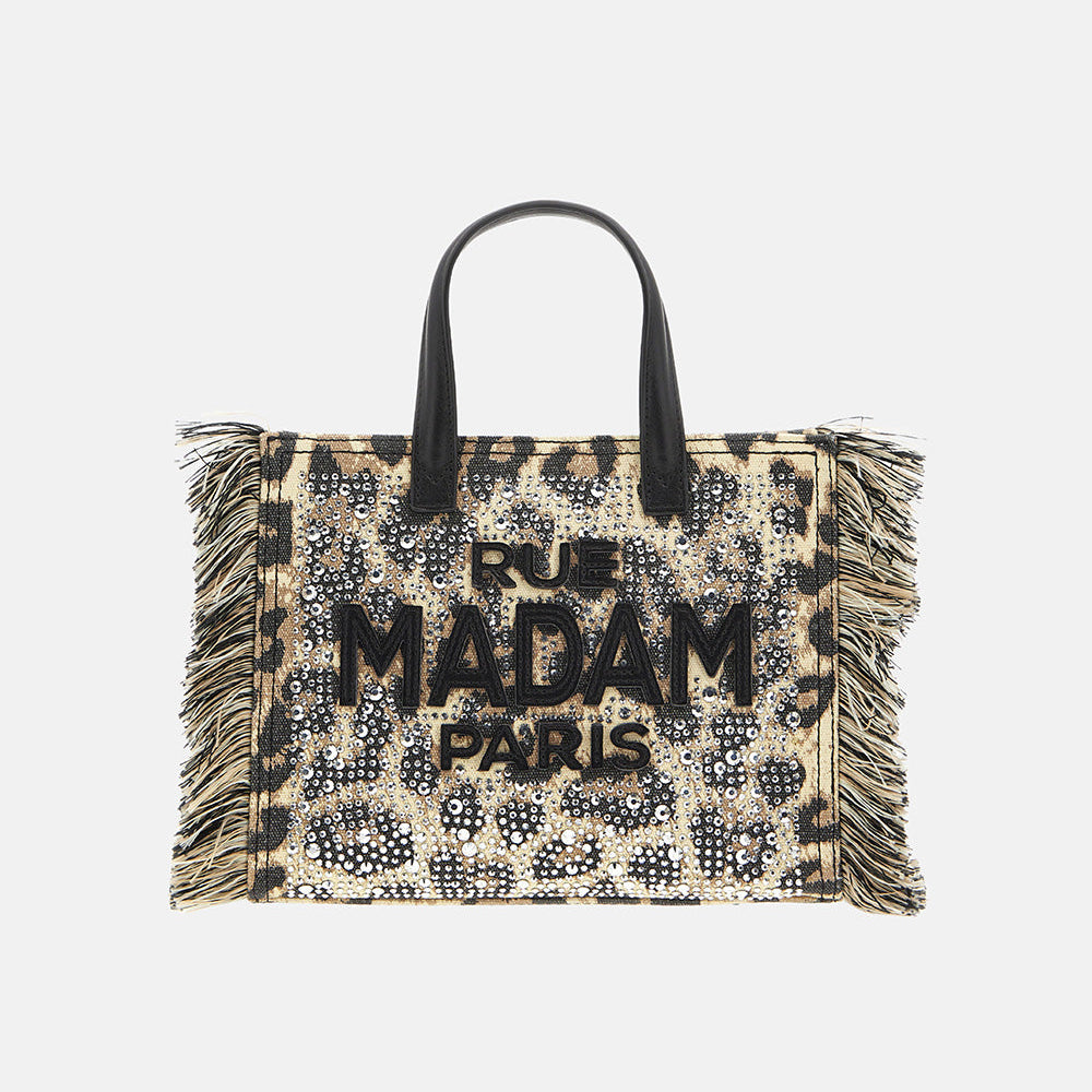 Rue Madame borsa Mini Tote Casablanca strass