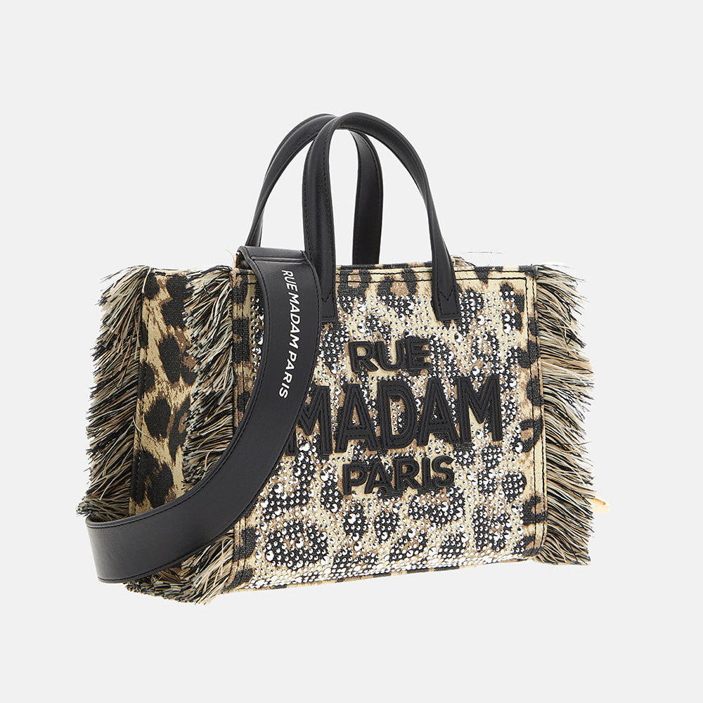Rue Madame borsa Mini Tote Casablanca strass