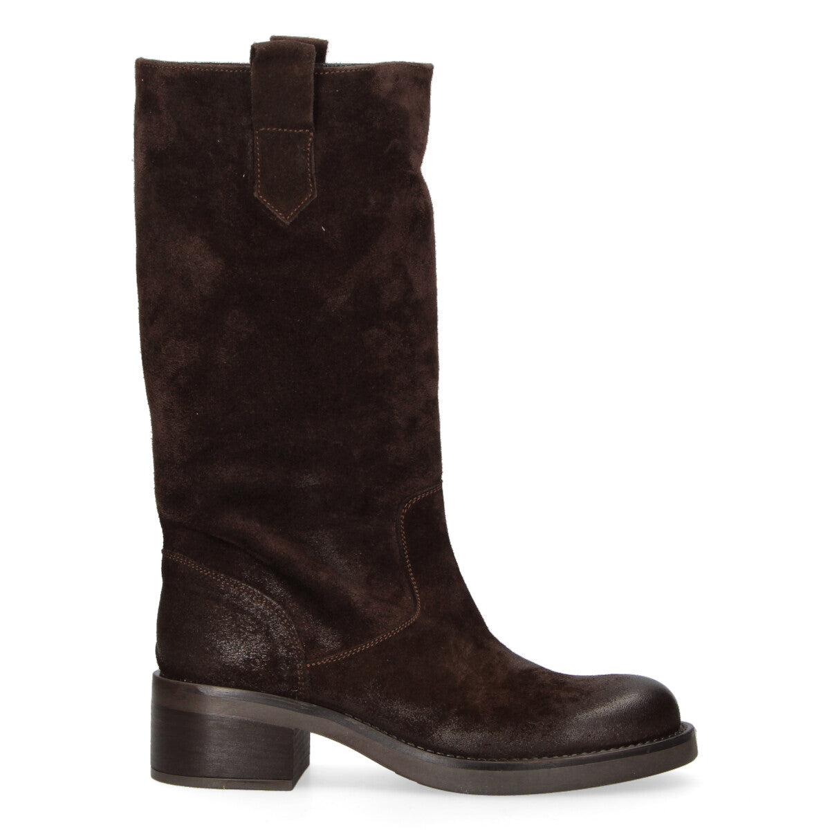 Niche stivale Velour in camoscio testa di moro