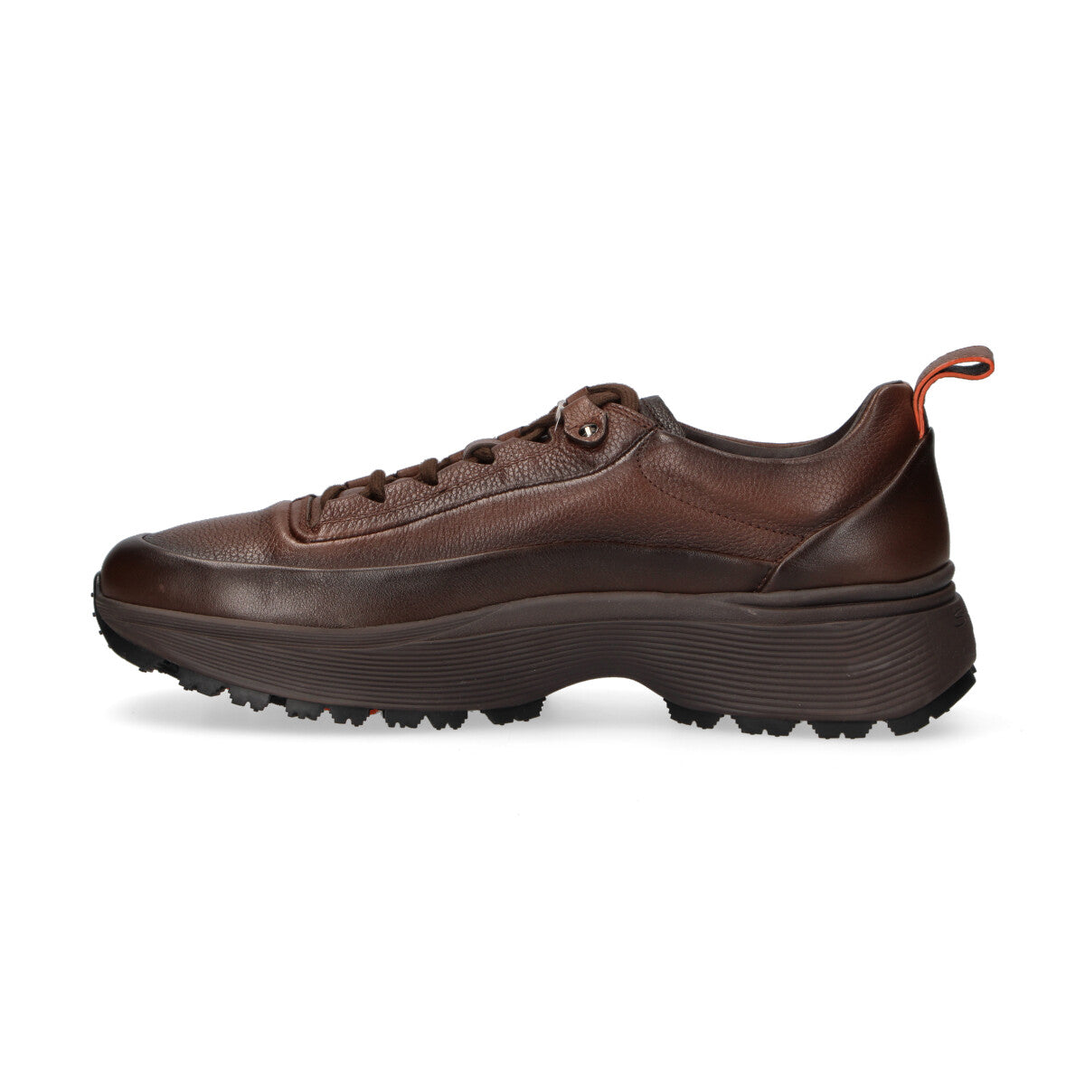 Santoni sneaker Easy Bounce Mountain in pelle testa di moro
