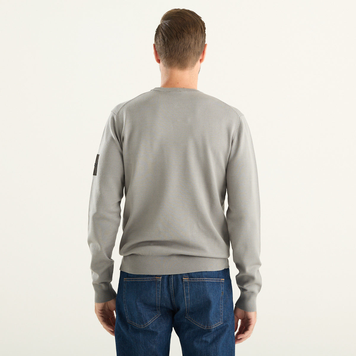 Maglia Girocollo Uomo Grigia Outhere