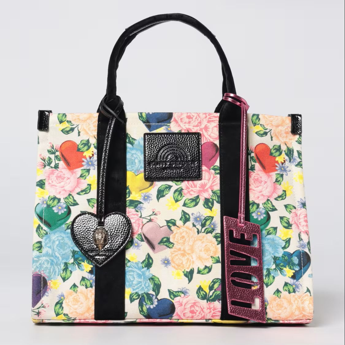 Kurt Geiger borsa tote piuccola tessuto multicolor