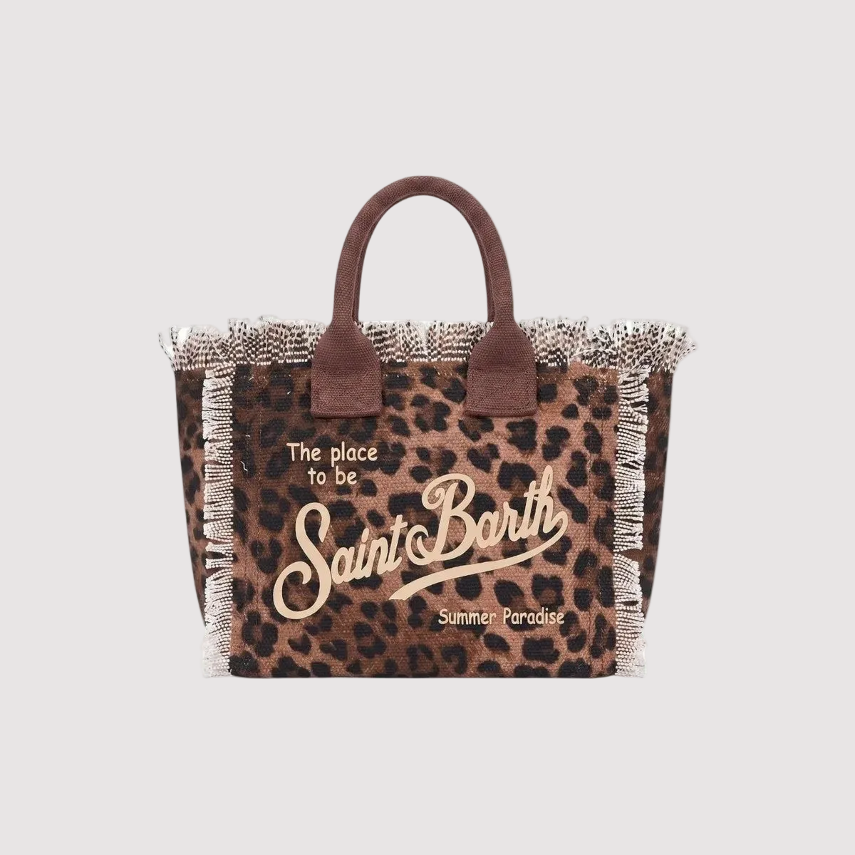 Mc2 Saint Barth borsa vanity mini sand leopard