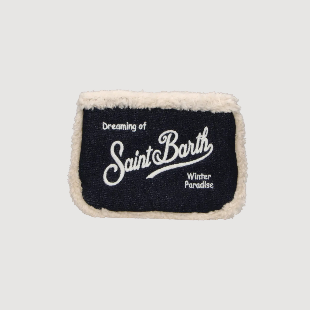 Mc2 Saint Barth pochette Aline Shearlig Denim Dark