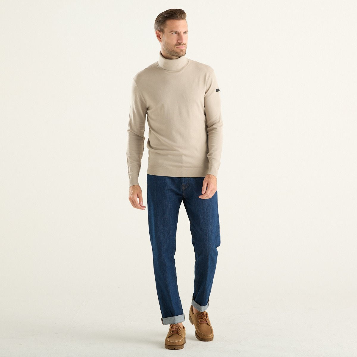 RRD maglia dolcevita uomo Maxell Turtleneck Knit beige