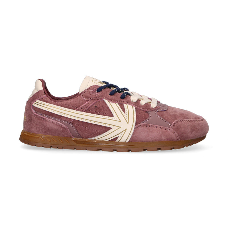 Kaotiko sneaker Seattle in camoscio rosa