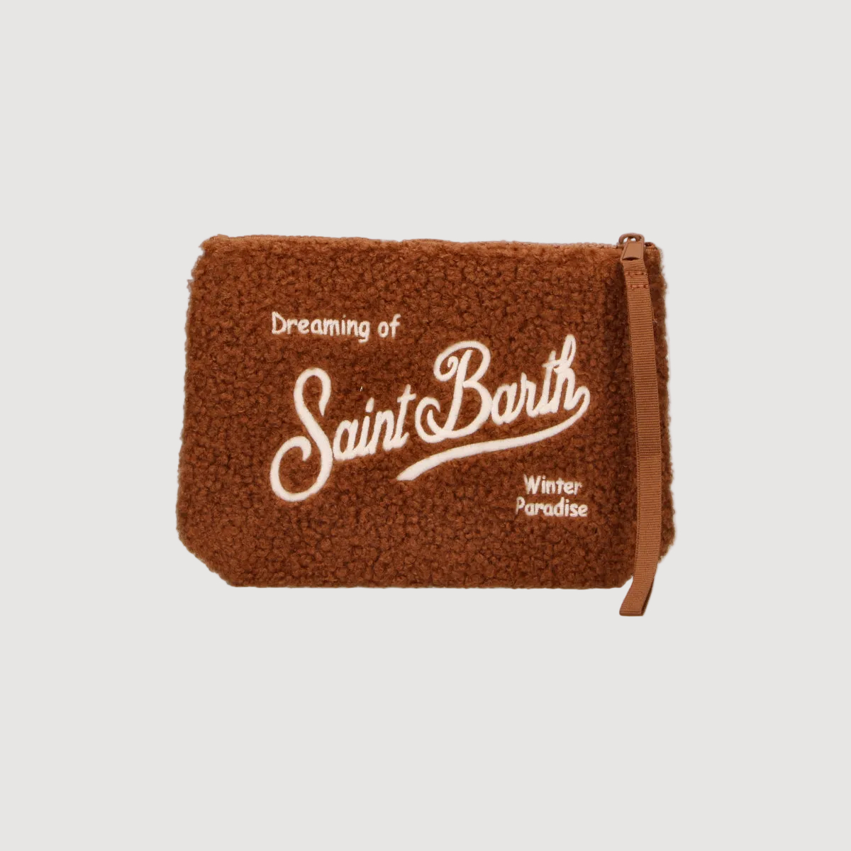 Mc2 Saint Barth pochette Aline teddy marrone