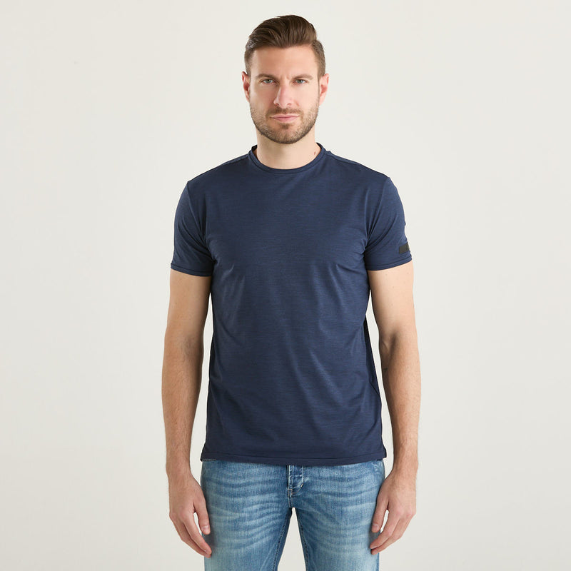 RRD t-shirt microforata in tessuto tecnico blu