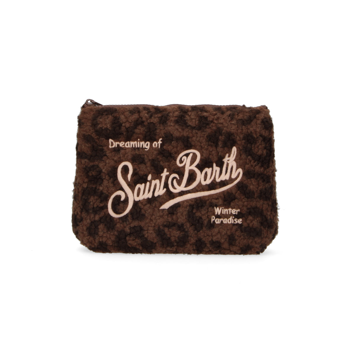 Mc2 Saint Barth pochette Aline Teddy Dark leopard