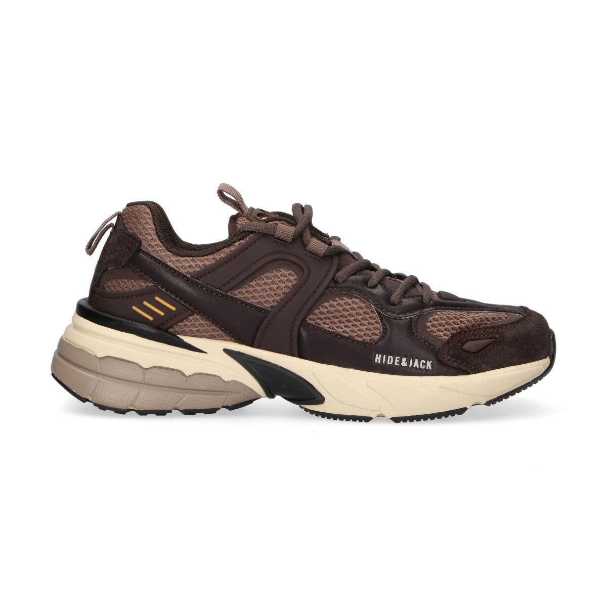Hide & Jack sneaker Running 2000 in nylon testa di moro