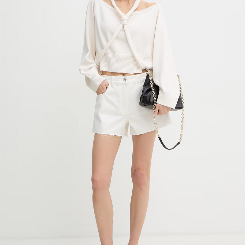 Patrizia Pepe shorts bull regular bianco