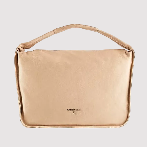 Patrizia Pepe borsa a spalla Contemporary Hobo grande in pelle beige
