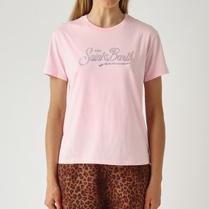 Mc2 Saint Barth t-shirt Emilie strass rosa