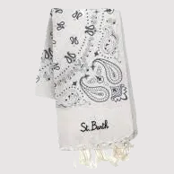 Mc2 Saint Barth telo mare bandana grigio blu