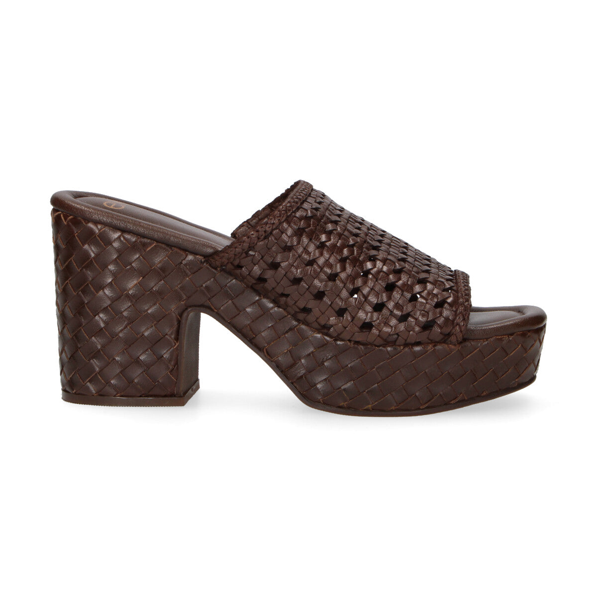 Exè sabot in pelle testa di moro